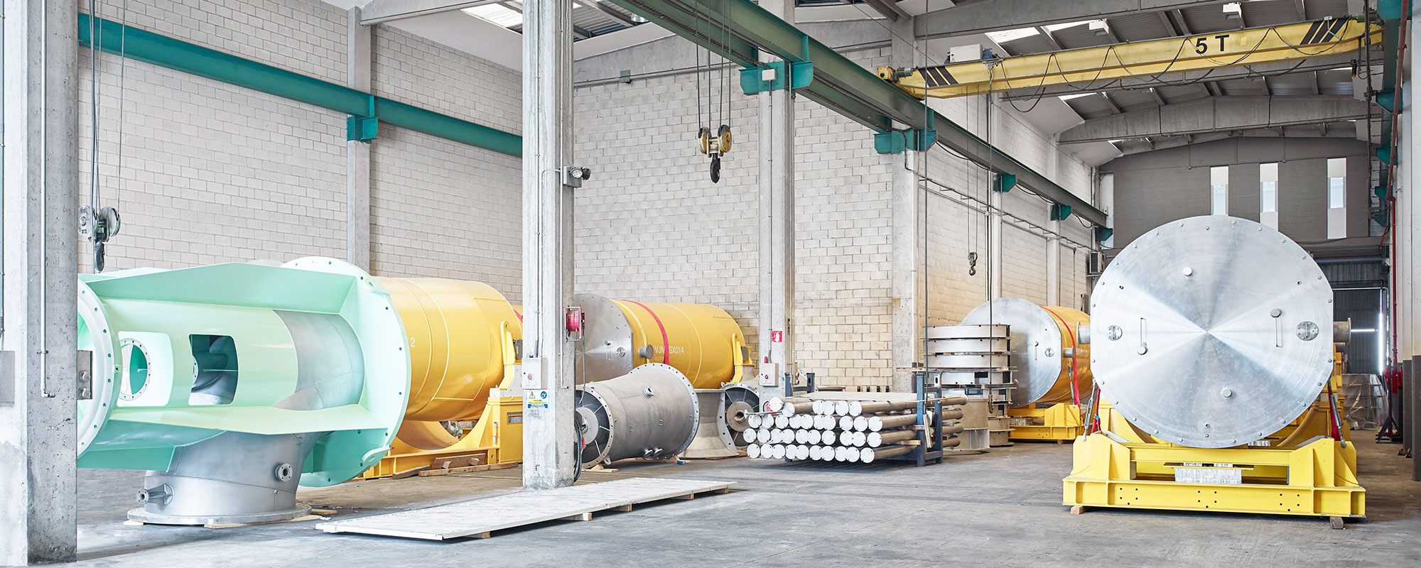 interior de una nave industrial